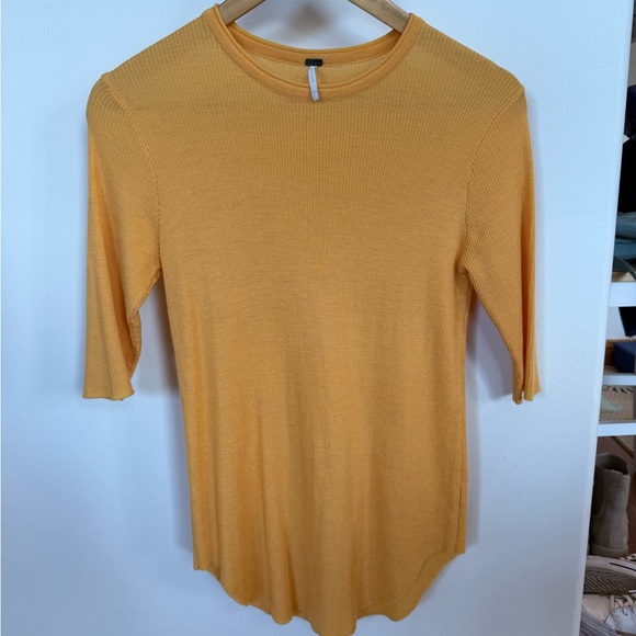 YFB Mango Ribbed Top - Picture 2 of 4